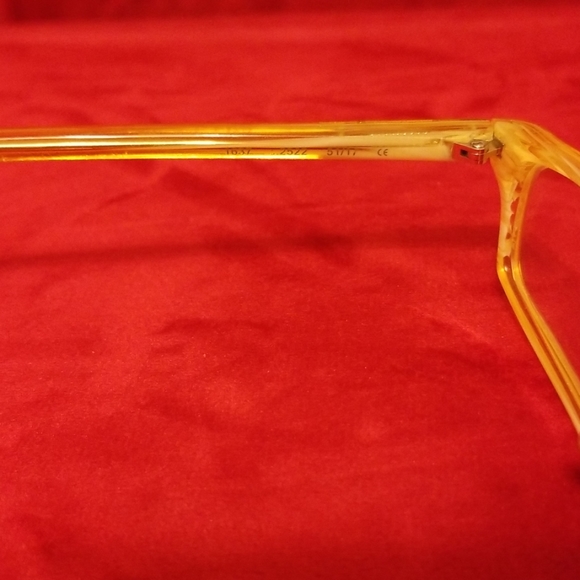 ProDesign Denmark Yellow Translucent Eyeglass Frames with Soft Case - Picture 7 of 8
